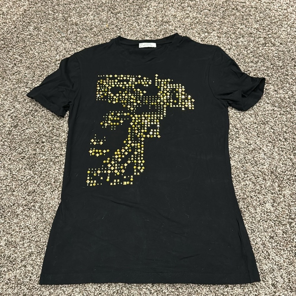 Versace Gold Studded Shirt